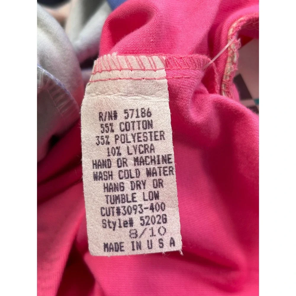 Vintage NWT Girls Leotard Lot 2 Jenni Rose Body Flex Pink Blue Pattern Size 8-10